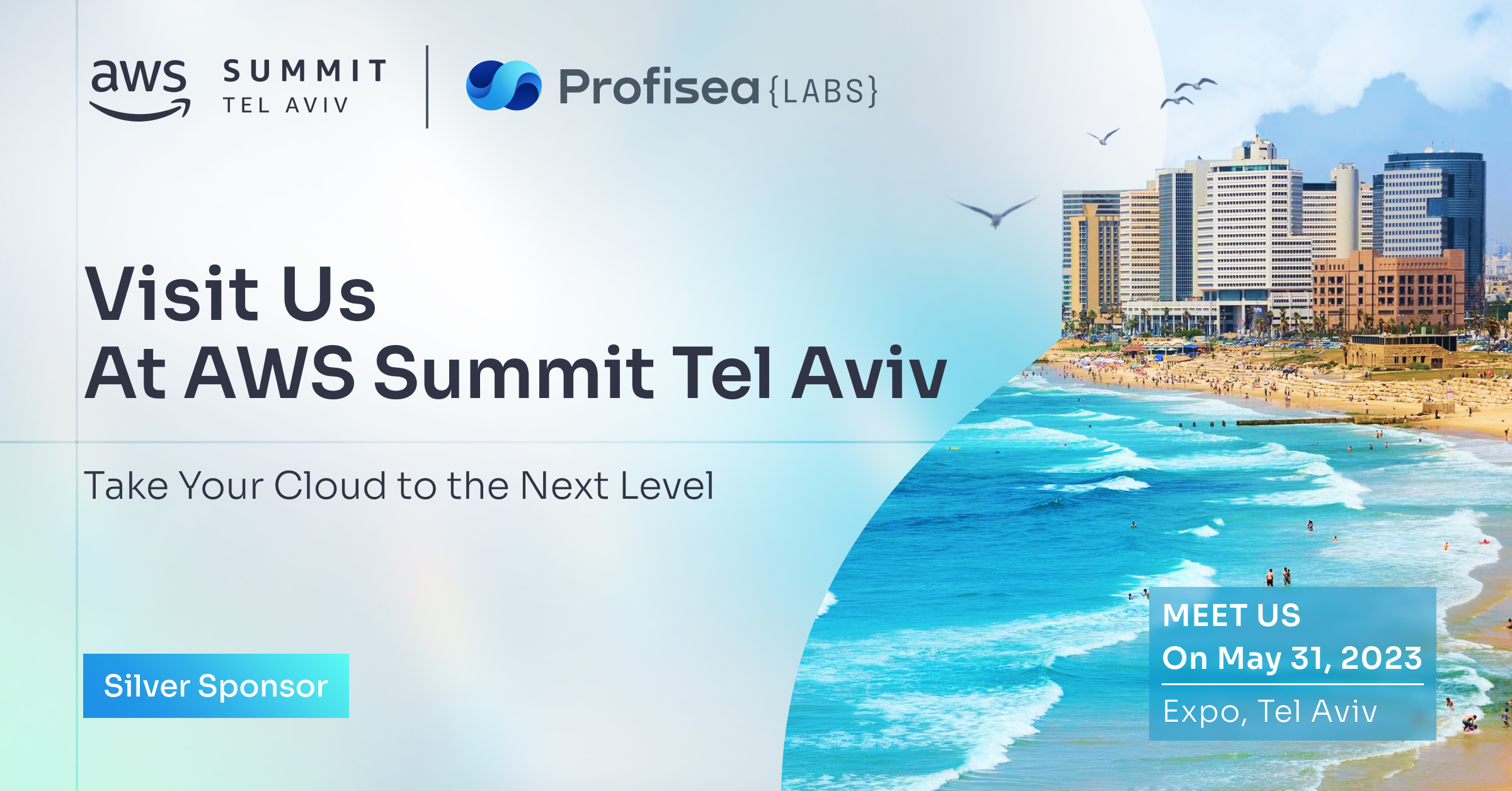 Profisea Labs is a Silver Sponsor at the AWS Summit Tel Aviv 2023!